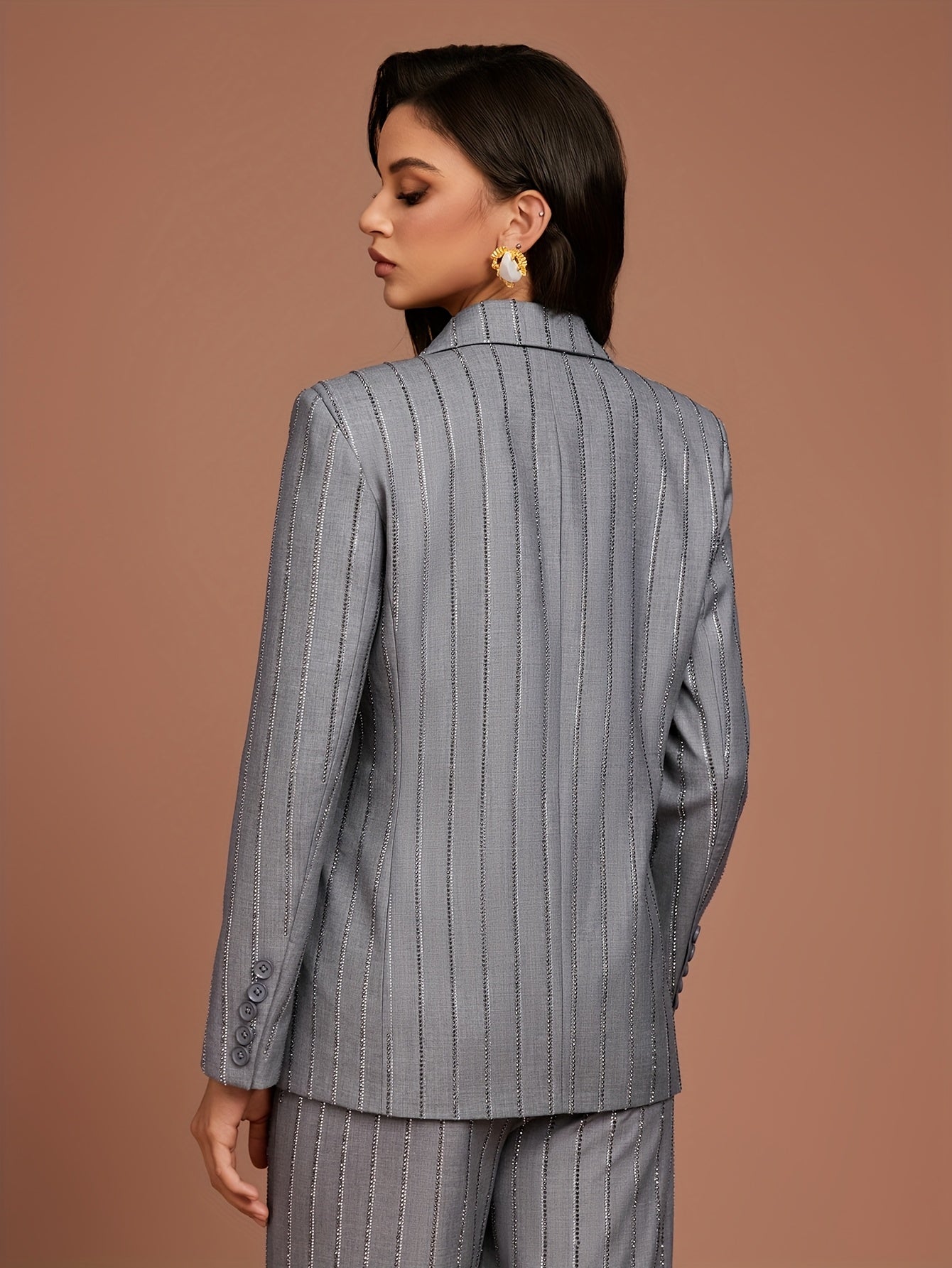 Women's formal casual suit hot diamond senior long sleeve suit
